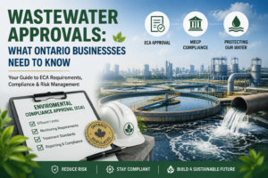 Wastewater approvals in Ontario businesses